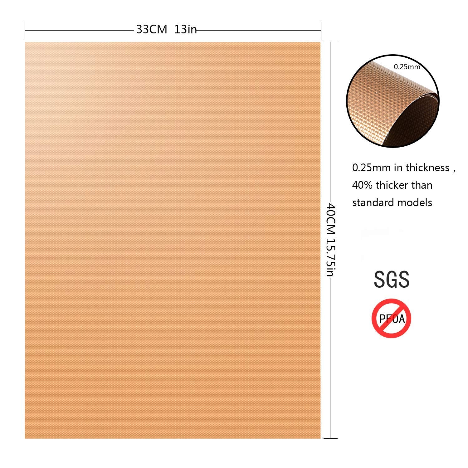 Aoocan Copper Grill Mat Set Of 5 - Non-Stick Bbq Outdoor Grill, Copper Grilling Mats Reusable And Easy To Clean, Works On Electr